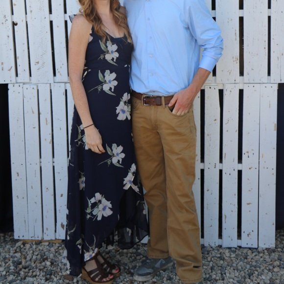 Lulus All Mine navy floral dress - Picture 2 of 2